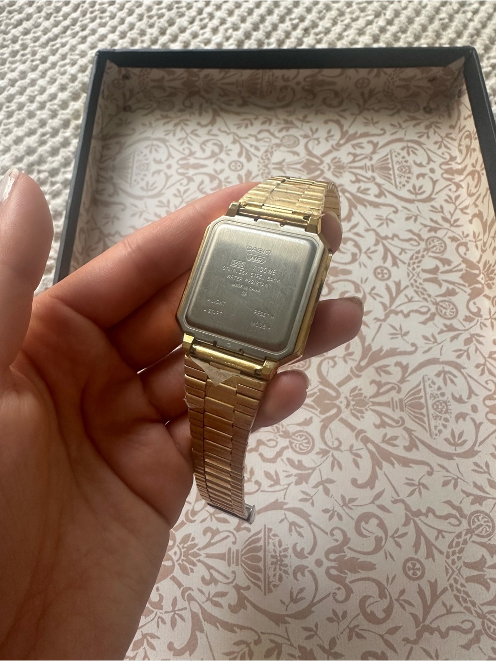 Casio A100 Gold Watch - Picture 6 of 9